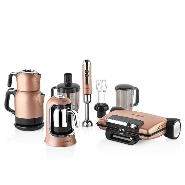 KORKMAZ ROSAGOLD 14 PARÇA ELEKTRİKLİ ÇEYİZ SETİ