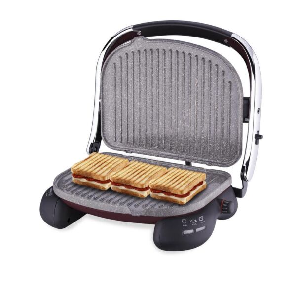 KORKMAZ A324-13 CASTRON TOST MAKİNESİ ROBUSTA/KROM