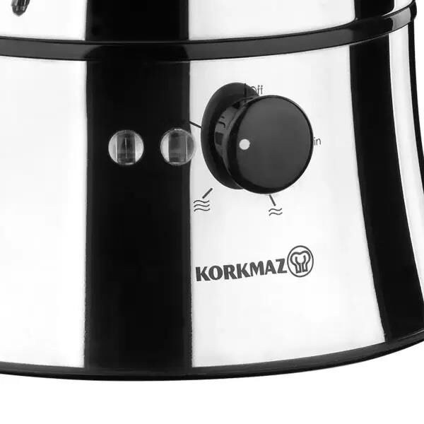 KORKMAZ A338 NOSTA SEMAVER İNOX/SİYAH