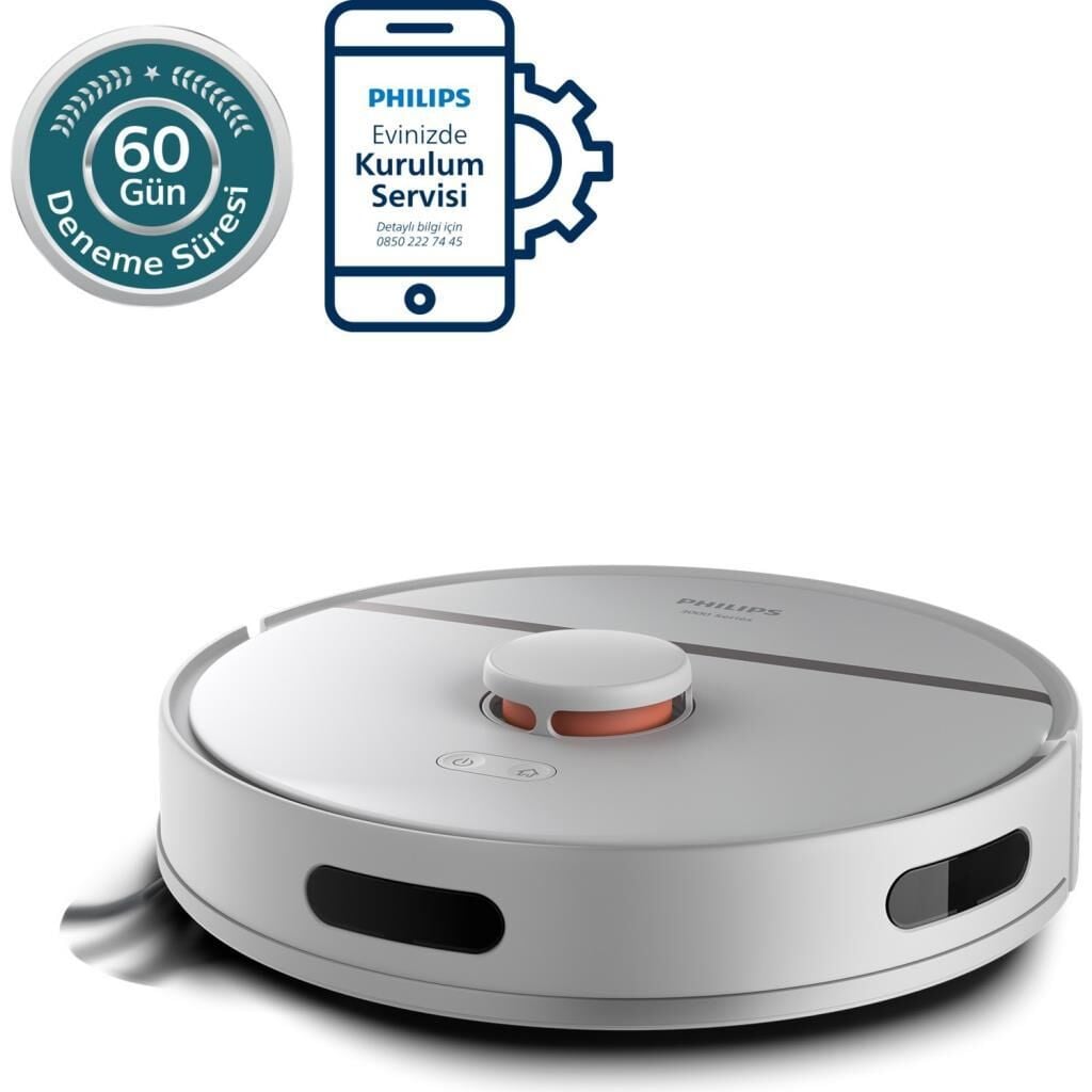 PHİLİPS XU-3000/02 ISLAK VE KURU ROBOT SÜPÜRGE-BEYAZ MOP ÖZELL.