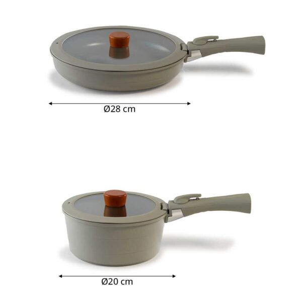 NEOFLAM MIDAS BAŞLANGIÇ SET GRİ INDUCTION 6 PARÇA