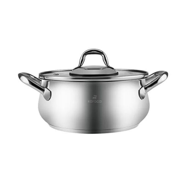 KARACA NEW AKARA İNDÜKSİYON TABANLI ÇELİK DERİN TENCERE 26 CM