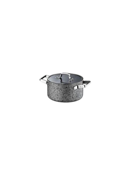 BRİONİ STONE AGE 6 PARÇA ÇİZİLMEZ YANMAZ YAPIŞMAZ İNDÜKSİYONLU MİDİ TENCERE SETİ (16-18-20 CM)
