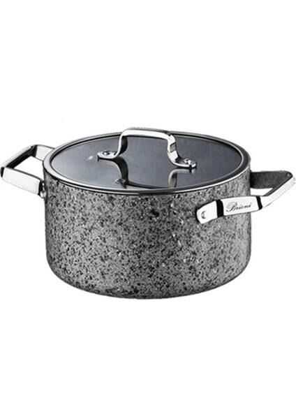 BRİONİ STONE AGE ÇİZİLMEZ YANMAZ YAPIŞMAZ İNDÜKSİYONLU 18 CM DERİN TENCERE