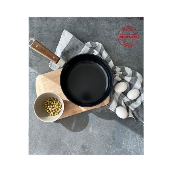 NEOFLAM BIEN ALÜMİNYUM DÖKÜM WOK TAVA SİYAH 20 CM