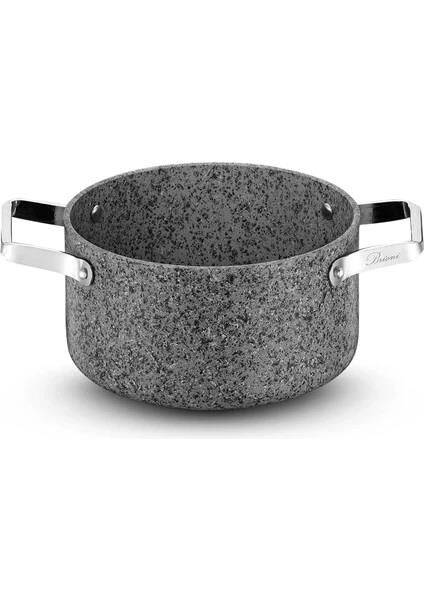 BRİONİ STONE AGE ÇİZİLMEZ YANMAZ YAPIŞMAZ İNDÜKSİYONLU 26 CM DERİN TENCERE
