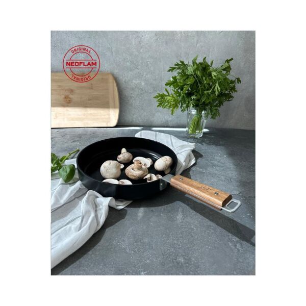 NEOFLAM BIEN ALÜMİNYUM DÖKÜM TAVA SİYAH 24 CM