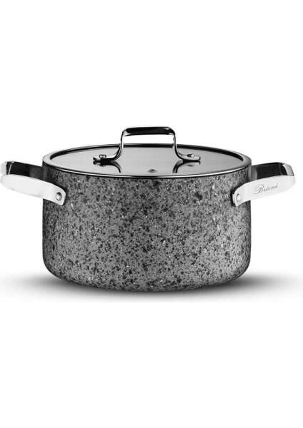 BRİONİ STONE AGE ÇİZİLMEZ YANMAZ YAPIŞMAZ İNDÜKSİYONLU 32 CM DERİN TENCERE