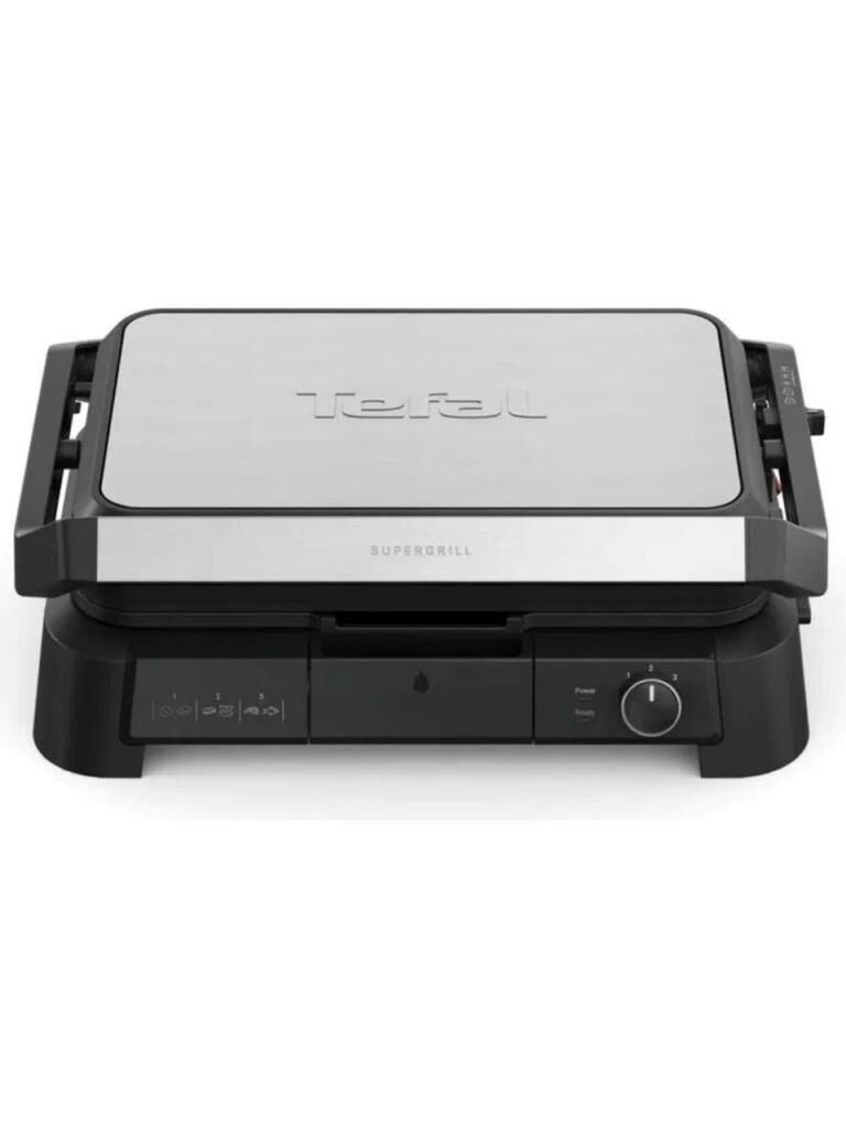 TEFAL SUPERGRILL 3Ü BİR ARADA XL BARBEKÜ IZGARA VE TOST MAKİNESİ İNOX 2200 W