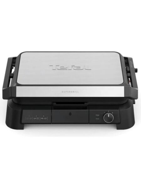 TEFAL SUPERGRILL 3Ü BİR ARADA XL BARBEKÜ IZGARA VE TOST MAKİNESİ İNOX 2200 W