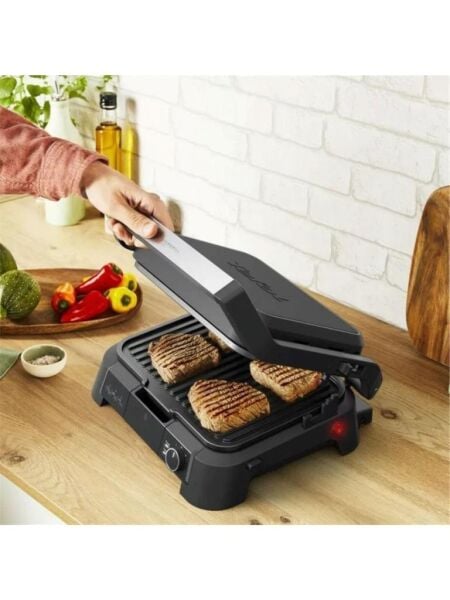 TEFAL SUPERGRILL 3Ü BİR ARADA XL BARBEKÜ IZGARA VE TOST MAKİNESİ İNOX 2200 W