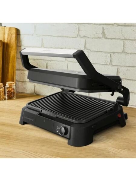 TEFAL SUPERGRILL 3Ü BİR ARADA XL BARBEKÜ IZGARA VE TOST MAKİNESİ İNOX 2200 W