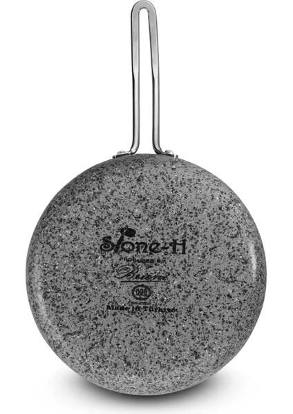 BRİONİ STONE AGE ÇİZİLMEZ YANMAZ YAPIŞMAZ İNDÜKSİYONLU 20 CM TAVA