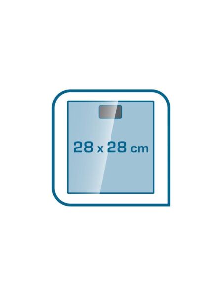 TEFAL PREMISS CAM PLATFORMLU BANYO TARTISI BEYAZ