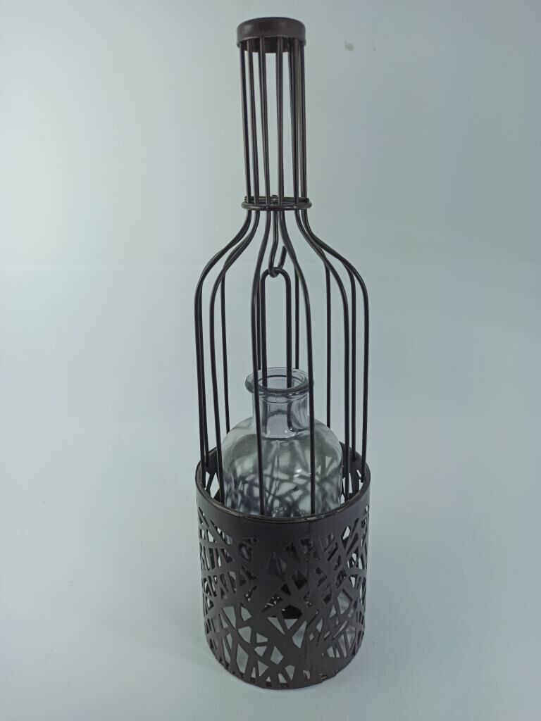 KENT METAL MUMLUK SİYAH CAM İÇ