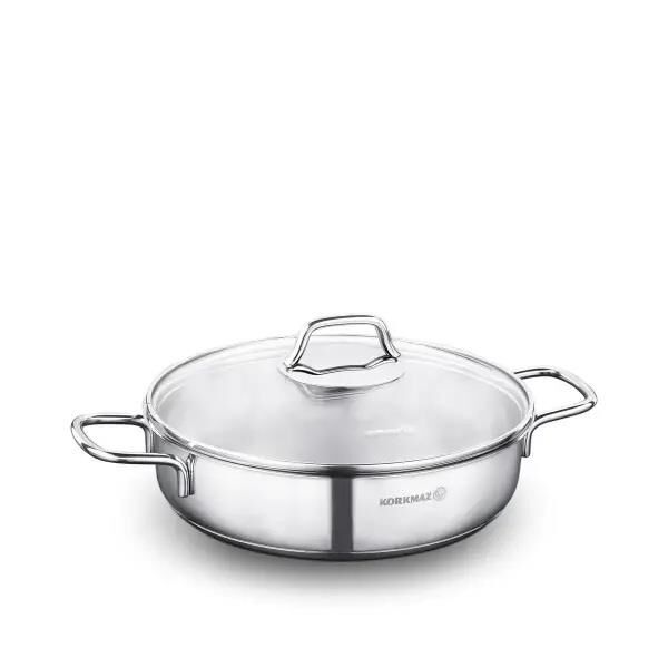 KORKMAZ A1658 PERLA BASIK TENCERE 3 LİTRE 24X6,5 CM
