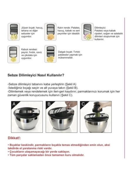 MİEN HAZNELİ SALATA KURUTUCU VE RENDE SETİ