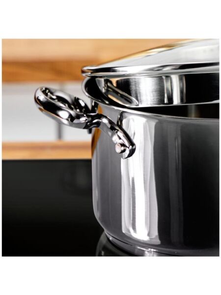 TEFAL DUETTO 8 PARÇA ÇELİK TENCERE SETİ