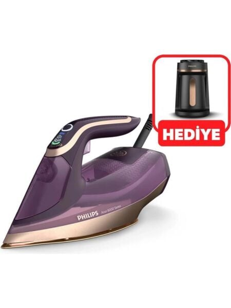 Philips DST8040/30-HDA150/60 Azur Buharlı Ütü ve Türk Kahve Makinesi
