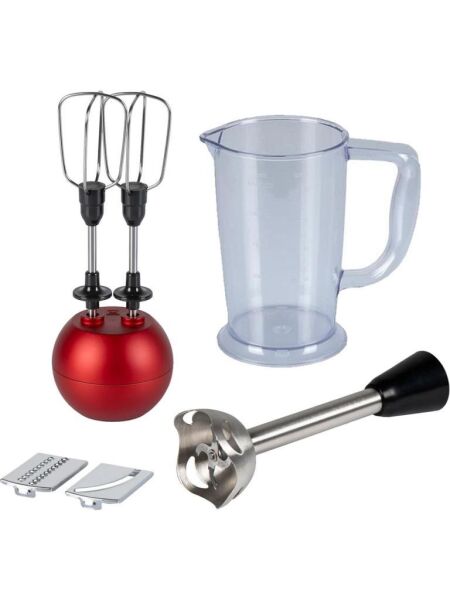 TEFAL POWELIX ACTIVFLOW EXPERT 1500 W CAM HAZNELİ BLENDER SETİ KIRMIZI
