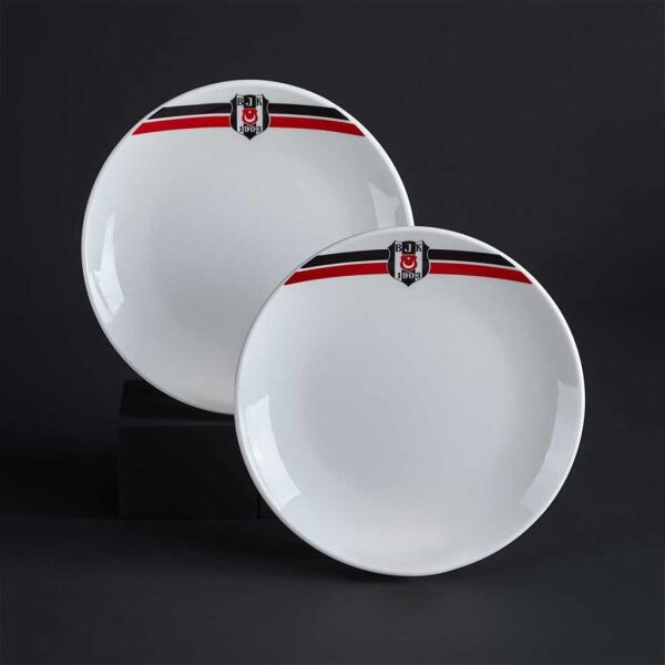 NEVA BEŞİKTAŞ LİSANSLI ARMA LOGO 2Lİ PASTA TABAĞI