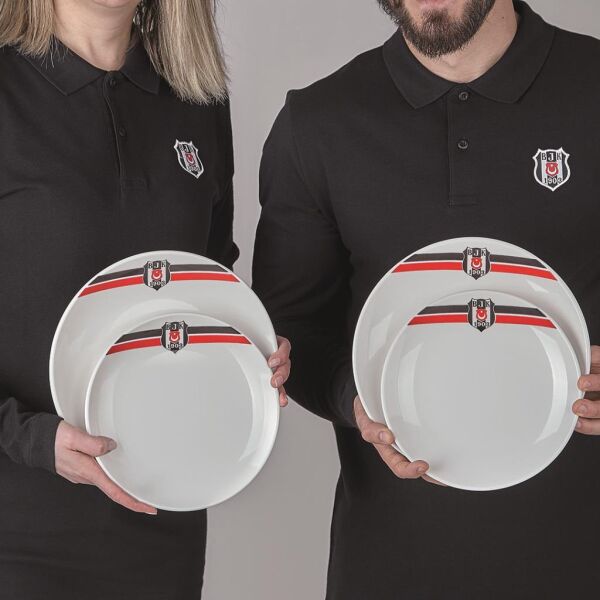 NEVA BEŞİKTAŞ LİSANSLI ARMA LOGO 2Lİ PASTA TABAĞI