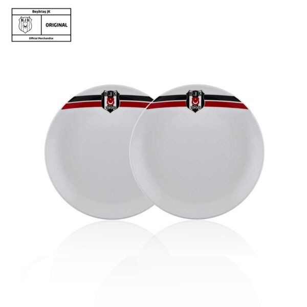 NEVA BEŞİKTAŞ LİSANSLI ARMA LOGO 2Lİ PASTA TABAĞI
