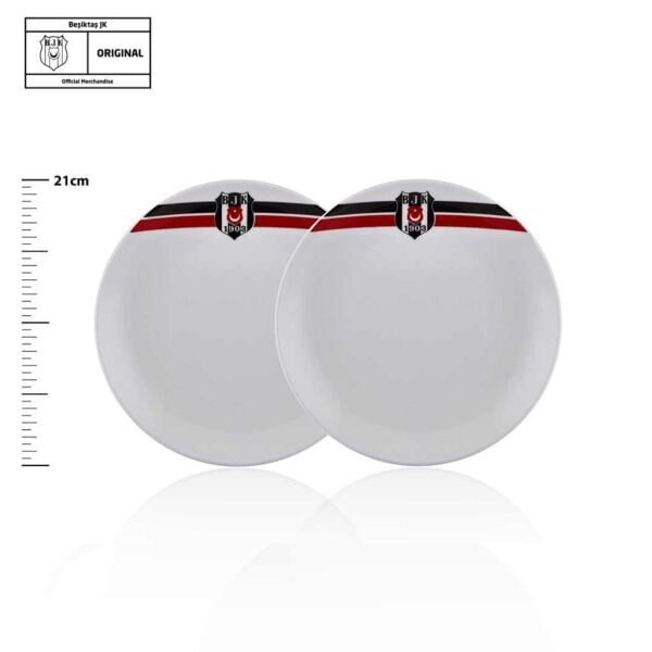 NEVA BEŞİKTAŞ LİSANSLI ARMA LOGO 2Lİ PASTA TABAĞI