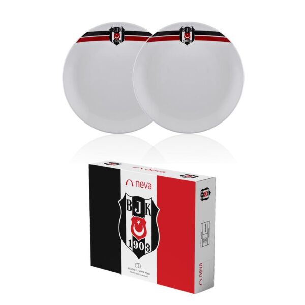 NEVA BEŞİKTAŞ LİSANSLI ARMA LOGO 2Lİ PASTA TABAĞI