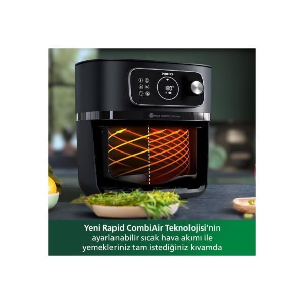 PHİLİPS HD-9875/90 AIRFRYER FRİTÖZ COMBİ XXL 8.3 LT