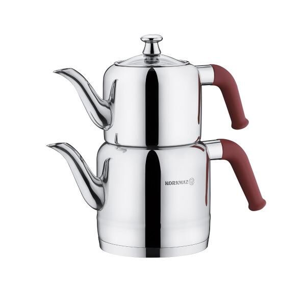 KORKMAZ A189 RİVA ÇAYDANLIK TAKIMI KIRMIZI