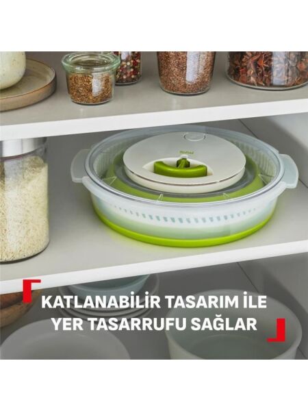 TEFAL KATLANABİLİR SALATA KURUTUCUSU