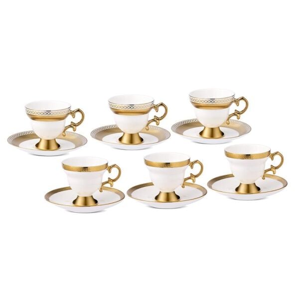 ARYILDIZ MAJESTY 12 PARÇA 6 KİŞİLİK KAHVE FİNCAN TAKIMI 90 ML