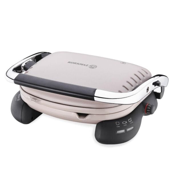 KORKMAZ CASTRON TOST MAKİNESİ M.BEJ/KROM