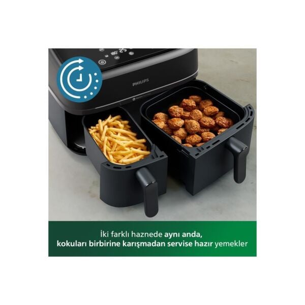 PHİLİPS NA-350/00 ÇİFT HAZNELİ AİRFRYER