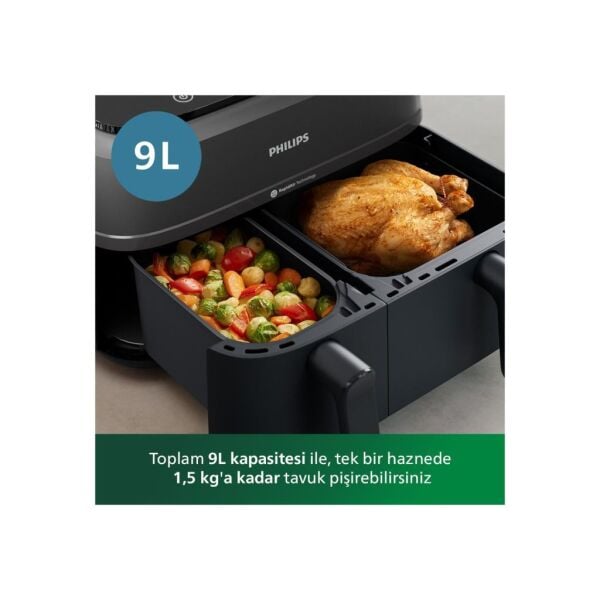 PHİLİPS NA-350/00 ÇİFT HAZNELİ AİRFRYER