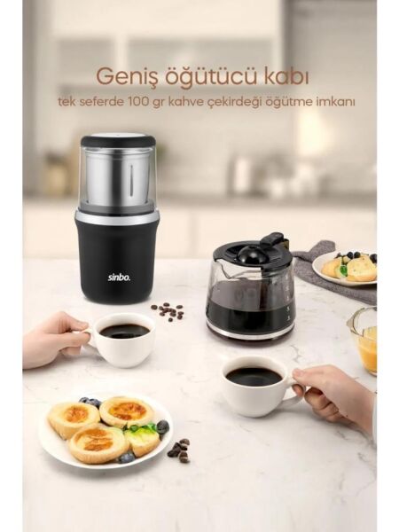 SİNBO KAHVE BAHARAT ÖĞÜTÜCÜ KROM