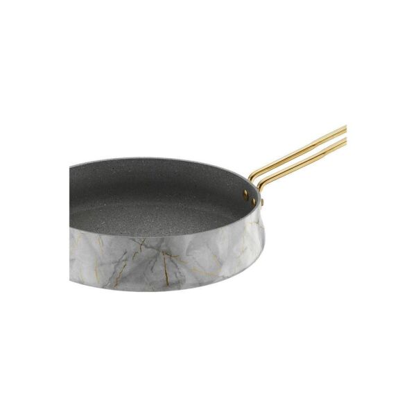 BRİONİ MARBLE 28 CM BEYAZ TAVA