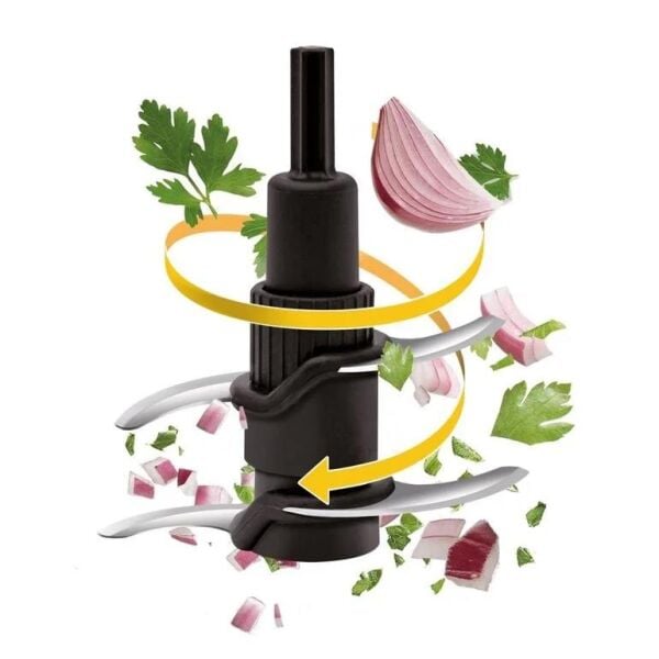 TEFAL MASTERCHOP POWELİX 4 BIÇAKLI MAXİ DOĞRAYICI VE RONDO BEYAZ