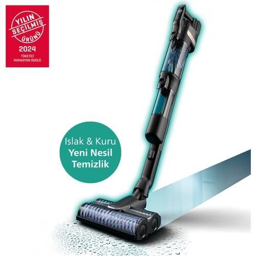 Philips Aqua Trio YENİ 3'ü 1 Arada (Islak, Kuru ve Moplu) Sarjlı ve Kablosuz Dik Süpürge XW9383/01