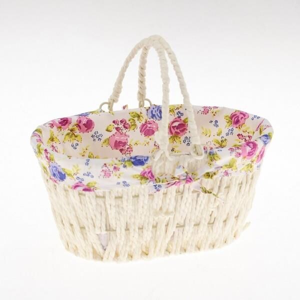 ÜN-EV 7025 OVAL KULPLU KREM EKMEK SEPETİ