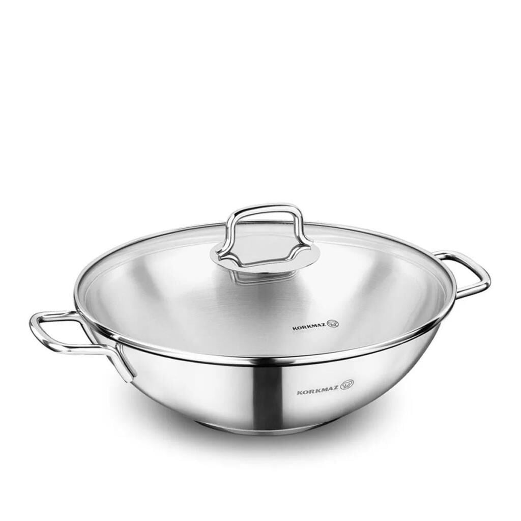 KORKMAZ A1519 PERLA WOK TAVA 28*8,5 CM