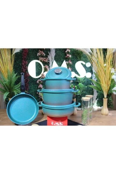 7 PCS OCALIPTUS GRANİT DÖKÜM TENCERE SETİ