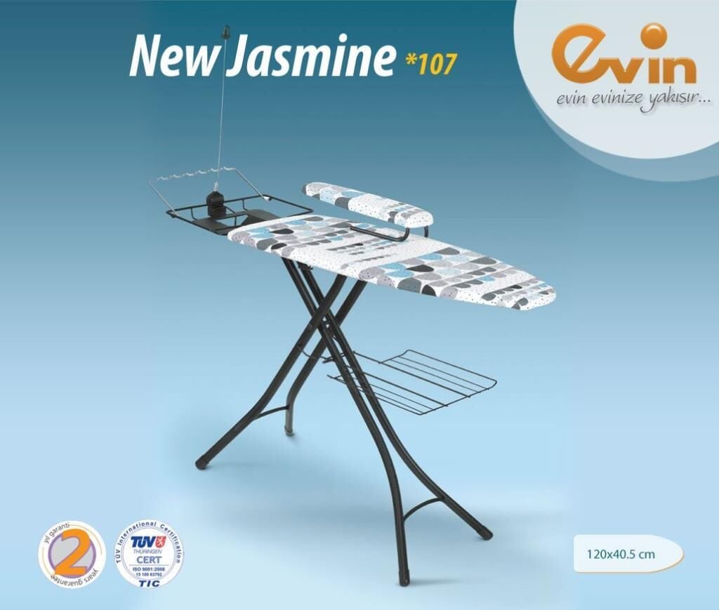 EVİN GOLDEN NEW JASMİNE BUHAR KAZANLI KOL APARATLI ÜTÜ MASASI