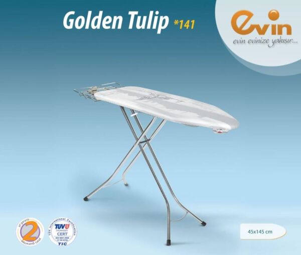 EVİN GOLDEN TULİP ÜTÜ MASASI 45*145 CM
