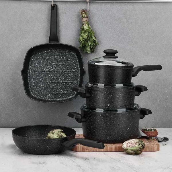 KORKMAZ ORNELLA WOK TAVA 24*6,5 CM A1118