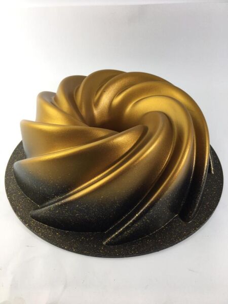 OMS DÖKÜM GRANİT 26 CM RÜZGAR GÜLÜ KEK KALIBI GOLD