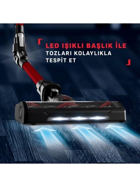 TEFAL TY2098 X-FORCE FLEX 9.60 PARQUET COMPLETE 100 AİR WATT KABLOSUZ DİKEY SÜPÜRGE