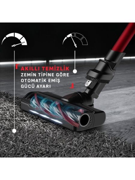 TEFAL TY2098 X-FORCE FLEX 9.60 PARQUET COMPLETE 100 AİR WATT KABLOSUZ DİKEY SÜPÜRGE