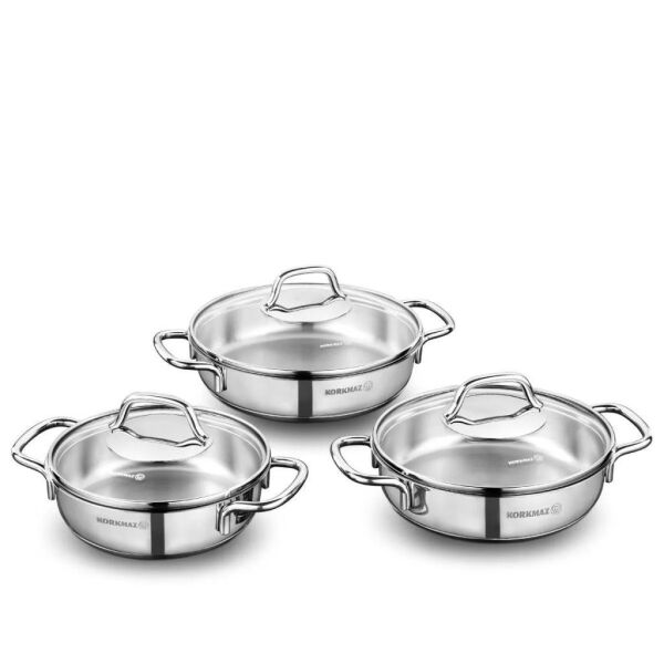 KORKMAZ A1675 PERLA 6 PARÇA OMLET SET